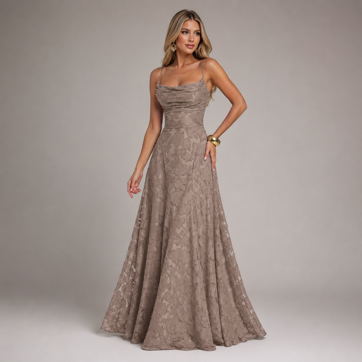 Élodie Backless Mermaid Maxi Dress
