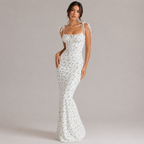 Valentina Lace Corset Midi Dress
