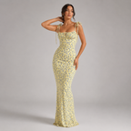 Valentina Lace Corset Midi Dress